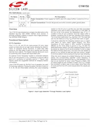 CYW150OXCT數據表 頁面 3