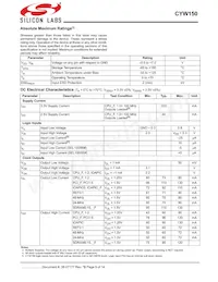 CYW150OXCT Datasheet Page 9