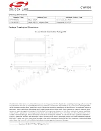 CYW150OXCT Datasheet Pagina 14