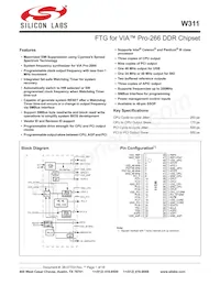CYW311OXCT Datasheet Copertura