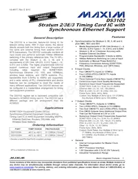 DS3102GN2 Datasheet Cover