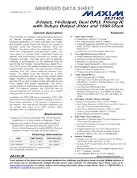 DS31408GN2 Datenblatt Cover
