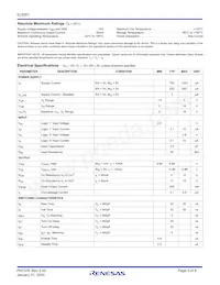 EL5001IREZ-T7 Datasheet Pagina 3