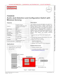 FSA8038UMSX_F106 Datasheet Copertura