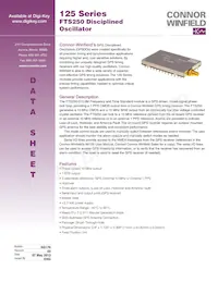 FTS250-010.0M Datasheet Cover