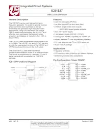 ICS1527G-110T Datasheet Cover