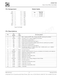 ICS557G-06T Datasheet Pagina 2