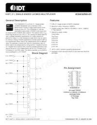 ICS83056AGI-01T Datasheet Cover