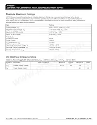 ICS853014BGLFT Datasheet Page 4