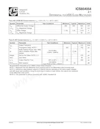ICS854054AGLFT Datasheet Page 4