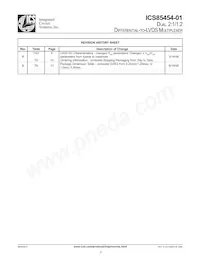 ICS85454AK-01LFT 데이터 시트 페이지 15