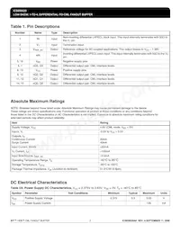 ICS858020AKLFT Datasheet Page 2