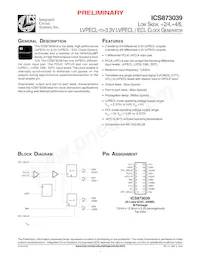 ICS873039AM Datenblatt Cover