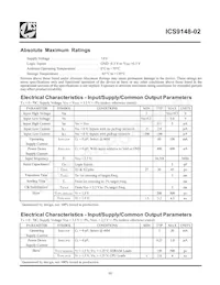 ICS9148F-02數據表 頁面 11