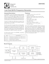 ICS9155C-01CW20T Datasheet Cover