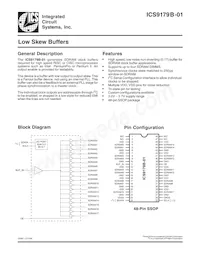 ICS9179BF-01T Datasheet Cover