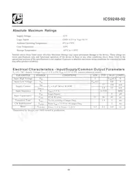 ICS9248AG-92LFT Datenblatt Seite 10