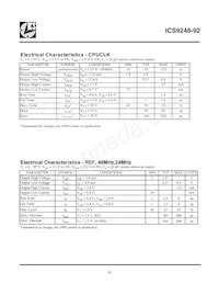ICS9248AG-92LFT Datasheet Page 11