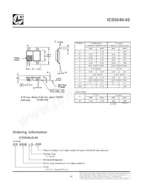 ICS9248AG-92LFT Datasheet Pagina 14