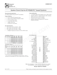 ICS951411BGLFT Datasheet Cover