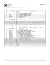ICS951411BGLFT Datasheet Page 2