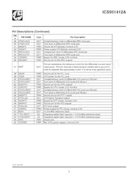 ICS951412AGLFT Datasheet Page 3