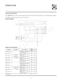 ICS951412AGLFT Datasheet Page 4