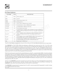 ICS95V2F857AGLFT Datasheet Page 3