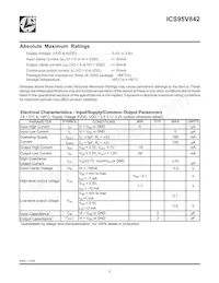 ICS95V842AFT Datasheet Page 3