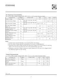 ICS95V842AFT Datasheet Page 4