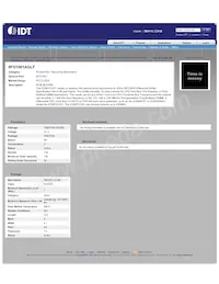 ICS9FG1001AGLF Datasheet Cover