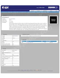 ICS9P750CGLFT 데이터 시트 표지