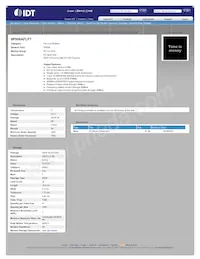 ICS9P956AFLFT數據表 封面