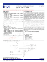 IDT5T940-30NLGI8 Datenblatt Cover