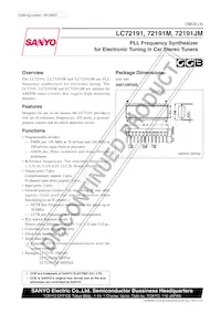 LC72191JMA-AH Datasheet Cover