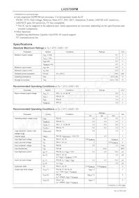 LV25700PM-TBM-E Datasheet Page 2