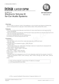 LV3313PM-TLM-E Datasheet Cover