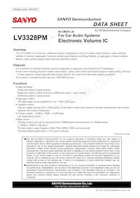 LV3328PM-TLM-E Datasheet Cover