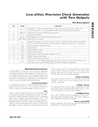MAX3622CUE+T Datasheet Page 5