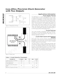 MAX3622CUE+T Datasheet Page 6