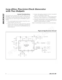 MAX3622CUE+T Datasheet Page 8