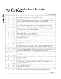 MAX3624UTJ2 Datasheet Pagina 6