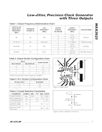 MAX3625CUG+T Datasheet Page 7