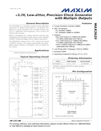 MAX3629CTJ+T Datenblatt Cover