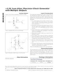 MAX3629CTJ+T Datasheet Page 12