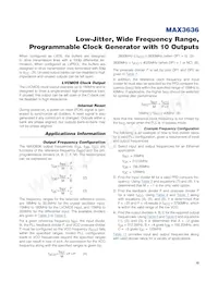 MAX3636ETM+T Datasheet Page 15