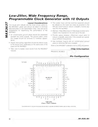 MAX3637ETM2T Datasheet Page 20