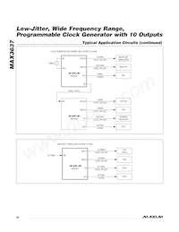 MAX3637ETM2T Datasheet Page 22