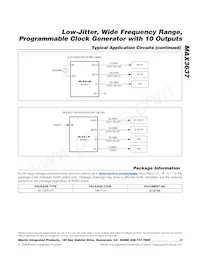 MAX3637ETM2T Datasheet Page 23