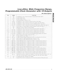 MAX3638ETM2T Datasheet Page 9